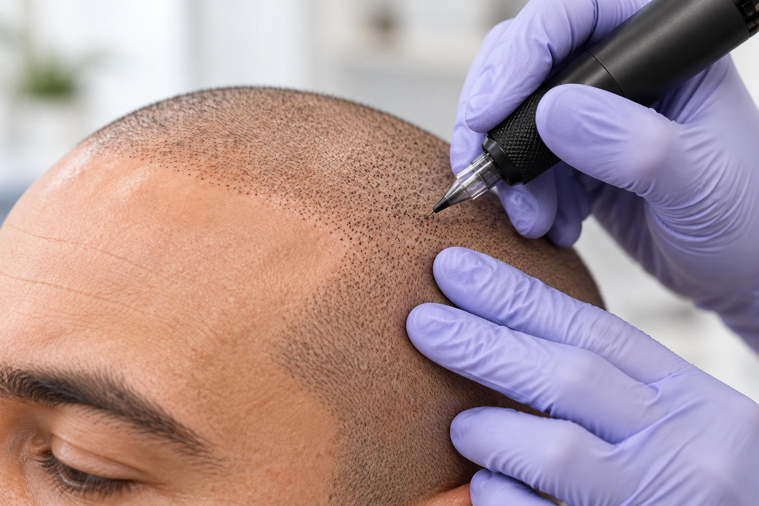 scalp micropigmentation cost in Gloucester and Cheltenham